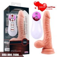 Đồ Chơi Tình Dục Dương Vật Giả Đa Năng JACKY VIBRATION Gắn Tường Kính Có Rung Ngoáy