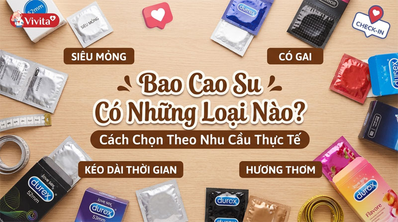 bao cao su có những loại nào?