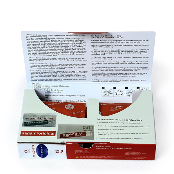 Bao Cao Su Sagami Classic (Hộp 12) 1