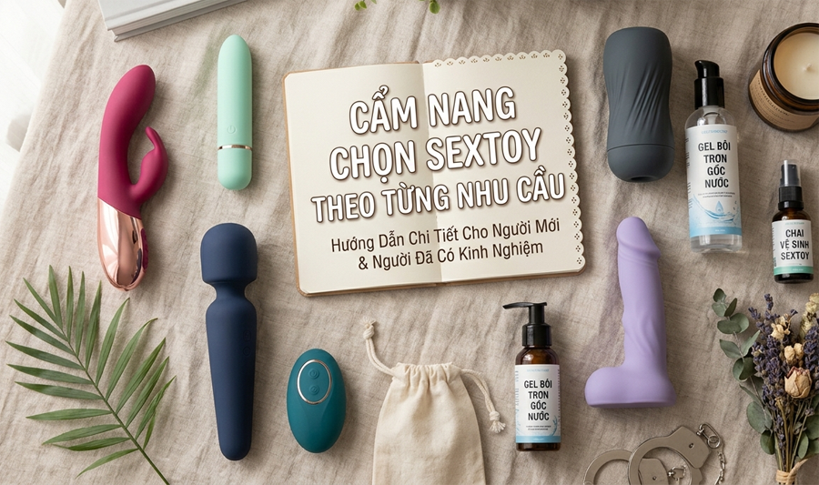 cẩm nang chọn sextoy theo từng nhu cầu hướng dẫn chi tiết