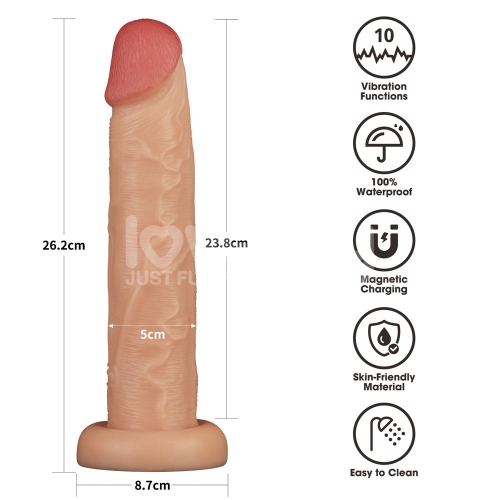 dương vật giả Vibrating Power Basics Cock 5