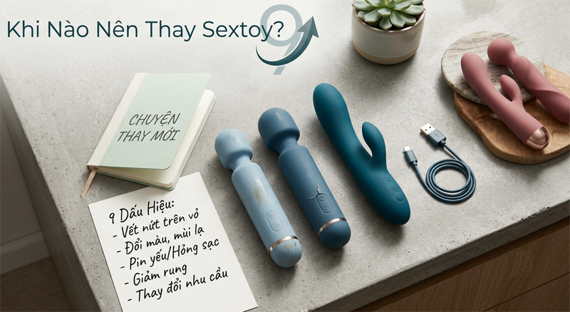 khi nào nên thay sextoy