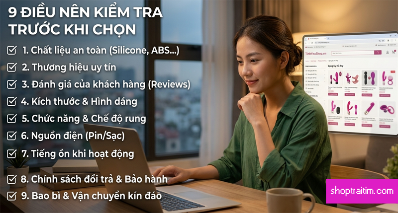 mua sextoy online 9 điều nên kiểm tra trước khi chọn