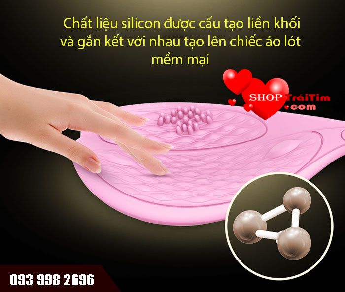 dụng cụ tình dục áo lót nữ massage ngực Breast I-Smart Style sử dụng chất liệu silicone
