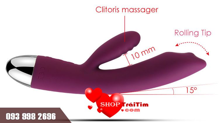 kích thước máy massage Svakom Trysta Vibrator