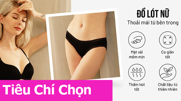 quần lót lựa chọn chất liệu vải an toàn