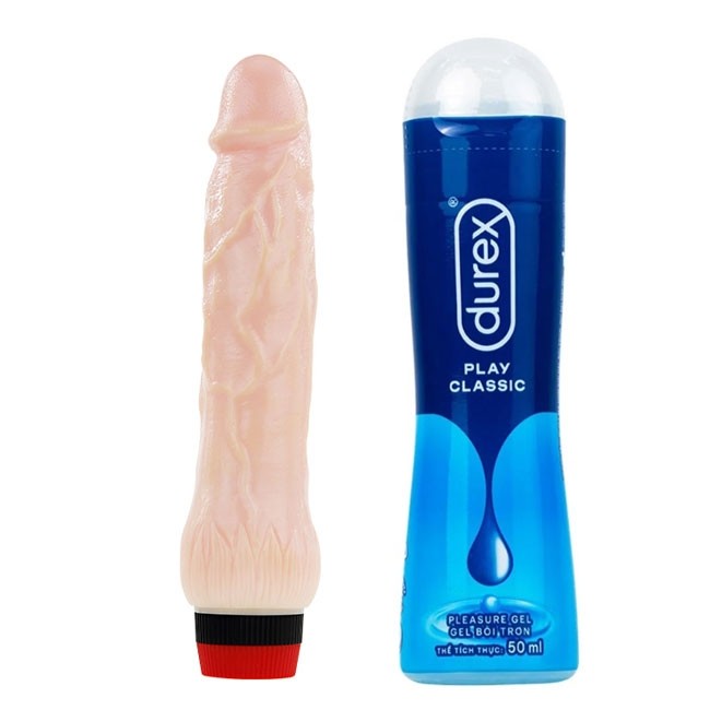 combo gel bôi trơn durex dương vật giả rockin dong