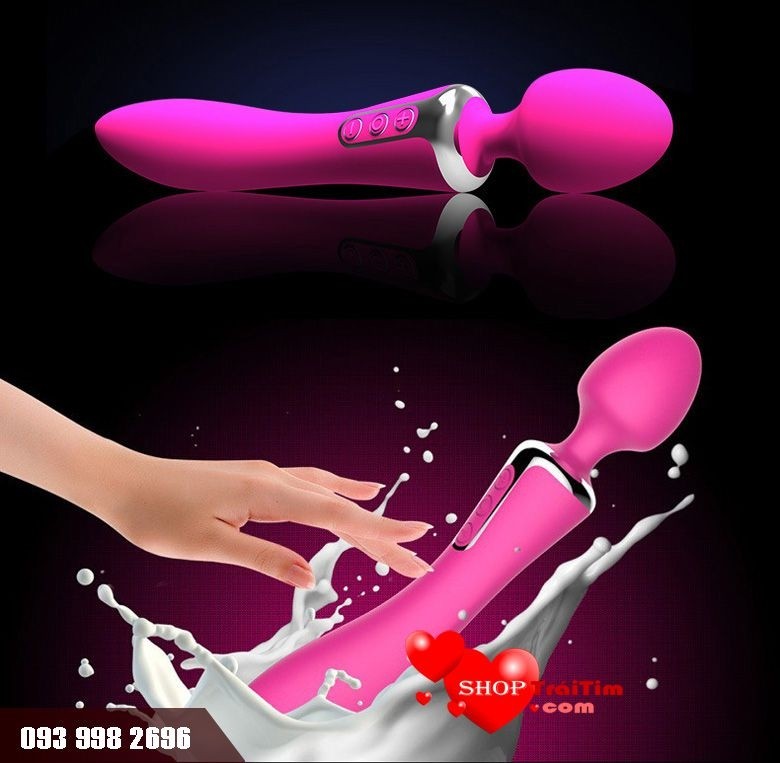 Chày Rung Mát Xa 2 Đầu Leten Vibrator