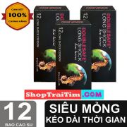 Bao Cao Su Kéo Dài Thời Gian Quan Hệ Double Safe Longshock Sea Horse