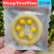 Bao Cao Su 6 Bi To Bao Quanh Phần Bao Quy Đầu, Gân Lớn Toàn Thân (Sản Phẩm Gia Công - Bi Dán Trên Thân Bao Cân Nhắc Khi Mua)