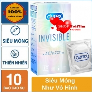 Bao Cao Su Durex Invisible Extra Thin Extra Sensitive Thế Hệ Mới