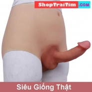 dương vật giả liền quần cao cấp màu da