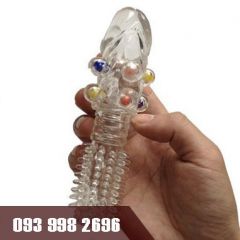 bao cao su đôn dên tăng kích thước 8 bi  lớn