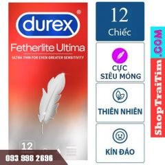 Bao cao su Durex Fetherlite Ultima thế hệ mới