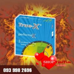 bao cao su kéo dài thời gian quan hệ True - X Performax