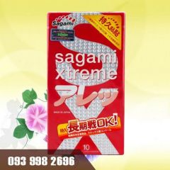 Bao cao su Sagami Xtreme Feel Long - Kéo Dài, Mỏng, nhiều Gai