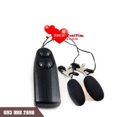 đồ chơi tình dục cho nữ máy massage trứng rung 2 đầu có kẹp ti