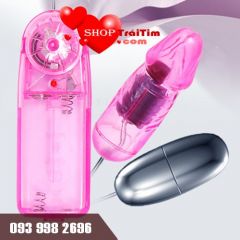 đồ chơi tình dục trứng rung tình yêu 2 đầu inox