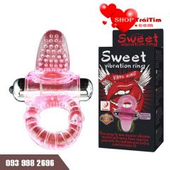 vòng rung tình yêu kết hợp lưỡi liếm âm đạo Licking Tonge 