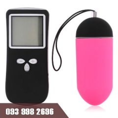 máy mát xa tình dục trứng rung không dây lcd 10 chế độ rung