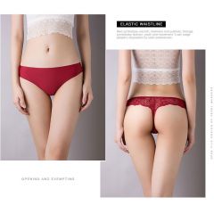 Quần Lót Liền Mạch Lụa Băng Cạp Thấp