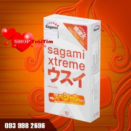Bao cao su Sagami Xtreme Super Thin - mỏng nhẹ
