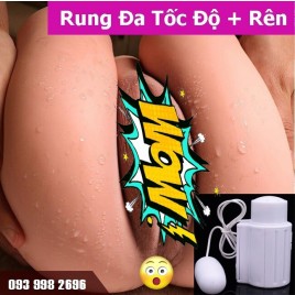 Dụng Cụ Hỗ Trợ Giải Toả Cảm Xúc Nam -  Bán Thân Cỡ Lớn, Rung, Âm Thanh Chân Thực