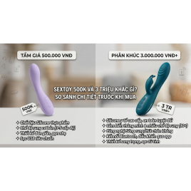 Sextoy 500K Và 3 Triệu Khác Gì? So Sánh Chi Tiết Trước Khi Mua