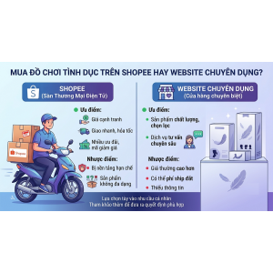 Mua Đồ Chơi Tình Dục Trên Shopee Hay Website Chuyên Dụng?