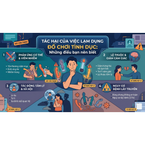 Tác hại của việc lạm dụng đồ chơi tình dục